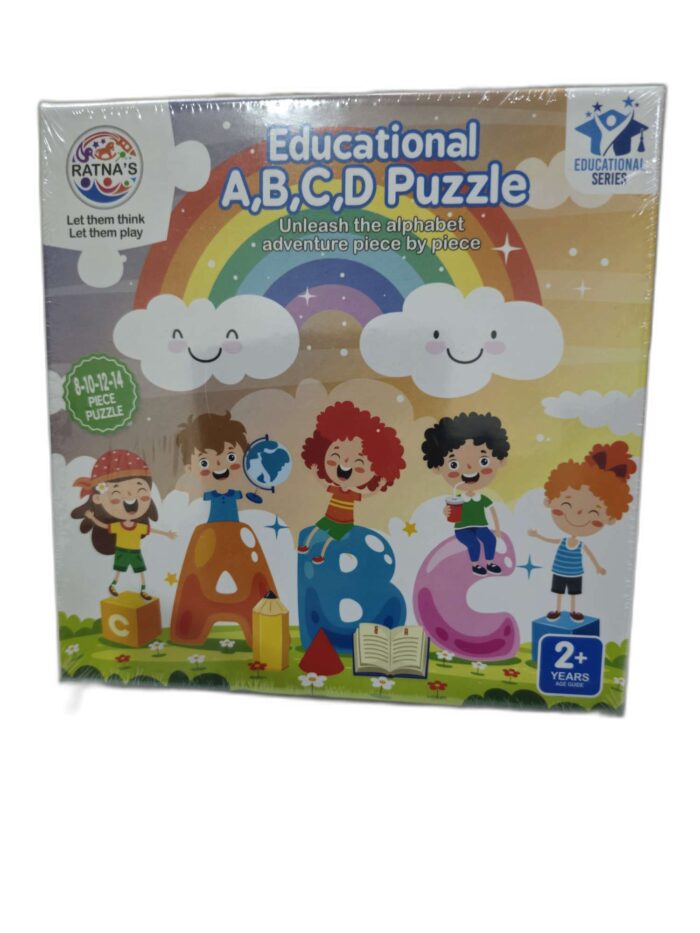 Ratnas Educational Puzzle A B C D ra174