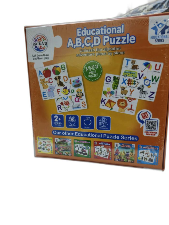Ratnas Educational Puzzle A B C D ra174 - Image 2