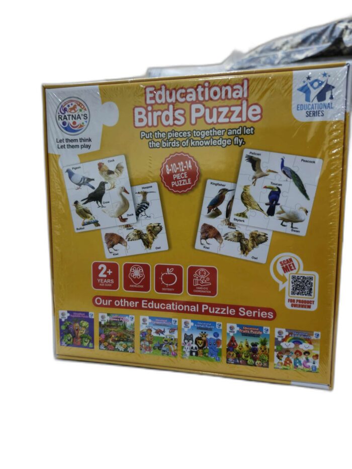 Ratnas Educational Puzzle Birds ra173 - Image 2