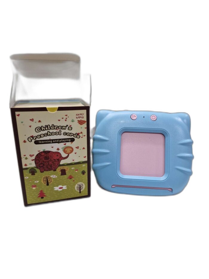 Talking flash card device double sided rechargeable for toddlers gz340