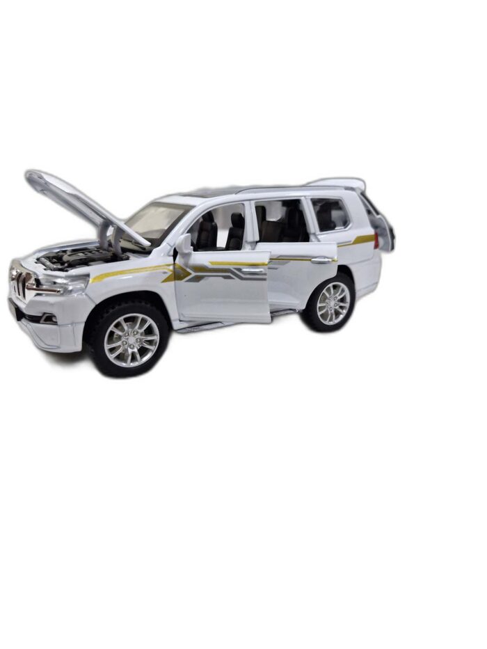 Toyota prado Metal car Electric with Light and Music gz424
