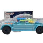 Transparent rotating gear Truck with lights gz212 - Image 2