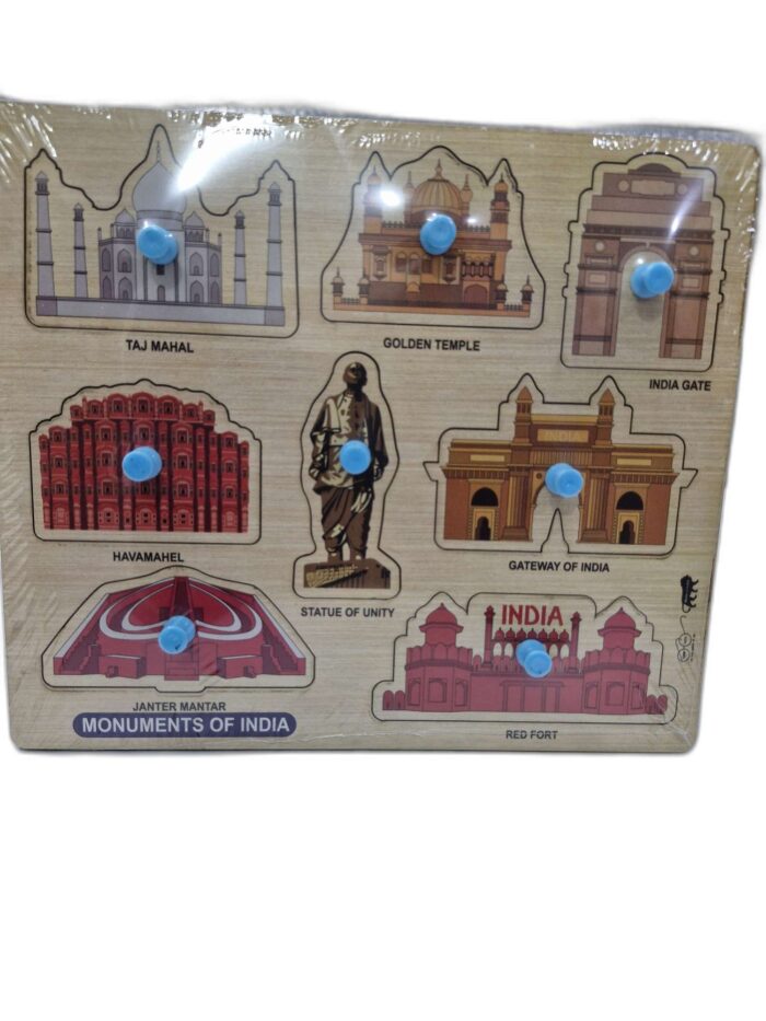Wooden Puzzle Monuments of india gz180