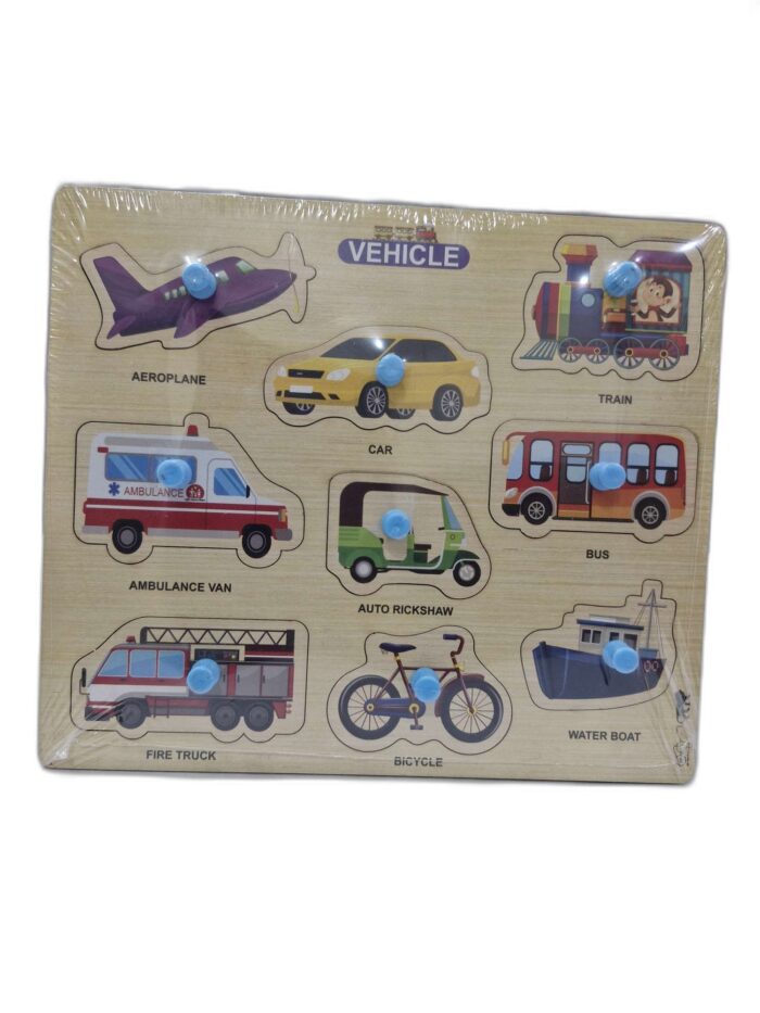 Wooden Puzzle Vehicles gz179